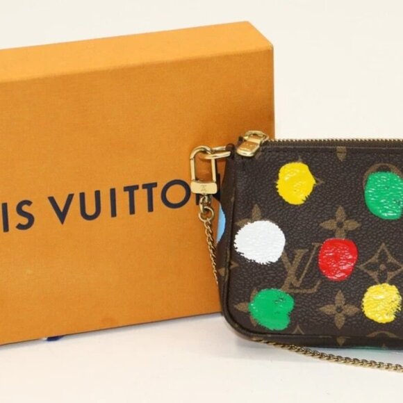 Louis Vuitton Mini Pochette Accessoires Yayoi Kusama Painted Dots Monogram - Picture 11 of 15